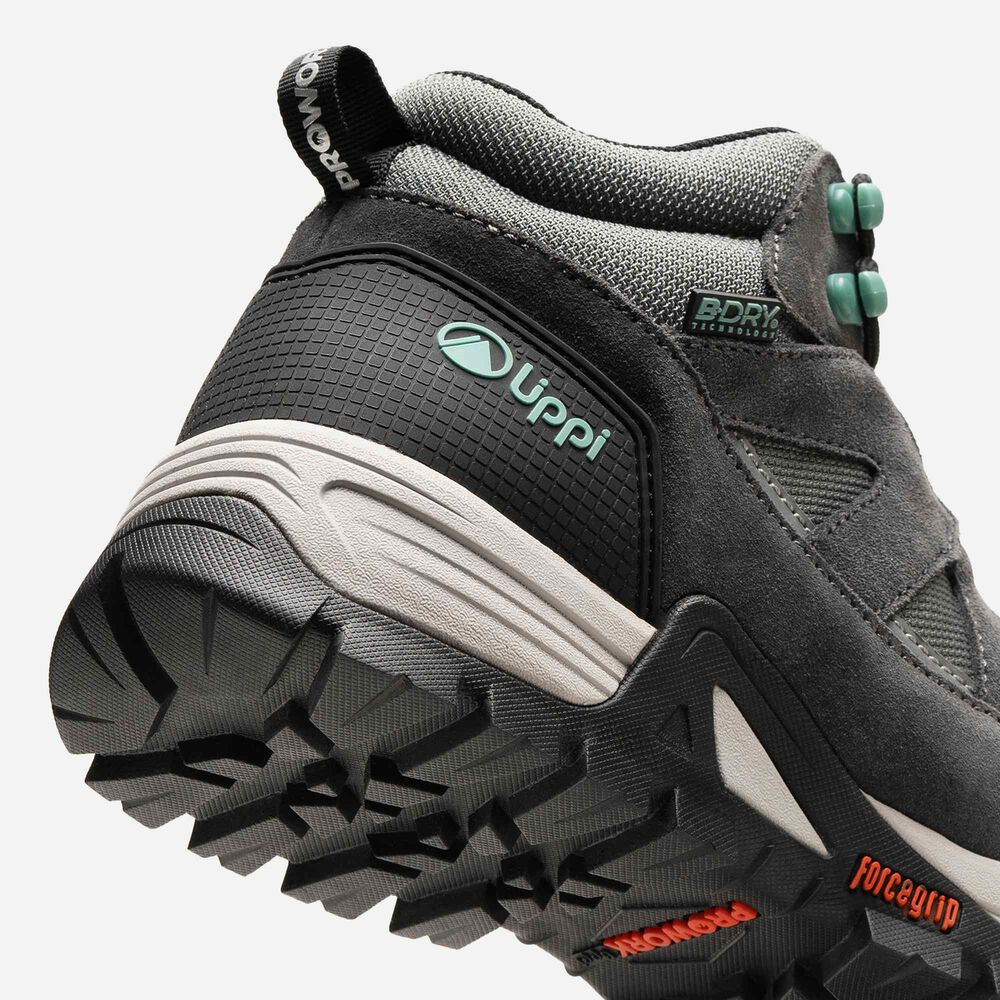 Zapato Seguridad Lippi Pro Work Mujer Ventus Mid Verde Claro image number 3.0